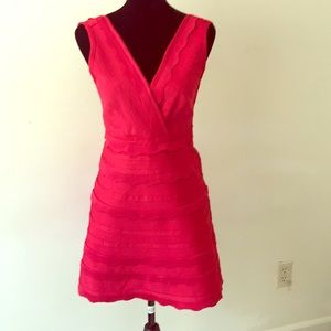 Gorgeous red bondage dress